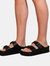 Where's That From Womens/Ladies Danielle Sliders (Black) (6) - Black