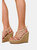 Where's That From Womens/Ladies Elen Ankle Strap Wedge (Cream) (9)