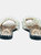 Where's That From Womens/Ladies Eve Pearl Flat Heel Sliders (Rose Gold) (10)