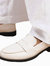 Where's That From Womens/Ladies Houston Patent Leather Slip-on Wide Loafers (Cream) (10 Wide)