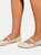 Where's That From Womens/Ladies Josie Straps Wide Ballerina Flats (White) (5 Wide) - White