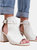 Where's That From Womens/Ladies Lisa Open Toe Block Heel High Heels (White) (5)