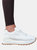 Where's That From Womens/Ladies Mars Lines Chunky Lace Up Sneakers (White) (10)