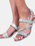 Where's That From Womens/Ladies Natasha Strappy Low Heel Sandals (Silver) (10) - Silver