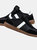 Where's That From Womens/Ladies Pace Contrast Panel Gum Sole Lace Up Sneakers (Black) (7)