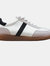 Where's That From Womens/Ladies Pace Contrast Panel Gum Sole Lace Up Sneakers (White) (6) - White