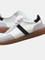 Where's That From Womens/Ladies Pace Contrast Panel Gum Sole Lace Up Sneakers (White) (7)