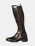 Where's That From Womens/Ladies Parker PU Side Zip Knee-High Boots (Black) (5)