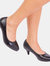 Where's That From Womens/Ladies Shea Low Heel Court Pumps (Black) (9)