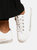 Where's That From Womens/Ladies Splendor Crystal Trim Sneakers (White) (6)