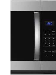 1.7 Cu. Ft. White Over-The-Range Microwave