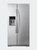 21 Cu. Ft. Stainless Counter Depth Side-By-Side Refrigerator - Silver