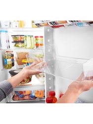 21' Stainless Side-by-Side Refrigerator