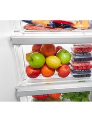 21' Stainless Side-by-Side Refrigerator