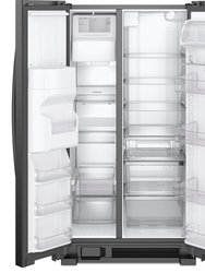 25 Cu. Ft. Stainless Side-By-Side Refrigerator