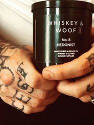 No. 8 HEDONIST: Whiskey & Leather Scented Candle