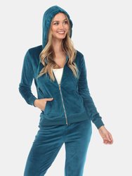 2 Piece Velour Tracksuit Set