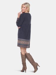 Atarah Embroidered Sweater Dress