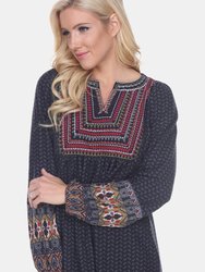 Atarah Embroidered Sweater Dress