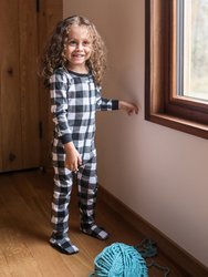 Baby Footed Plaid Pajamas