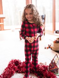 Baby Footed Plaid Pajamas