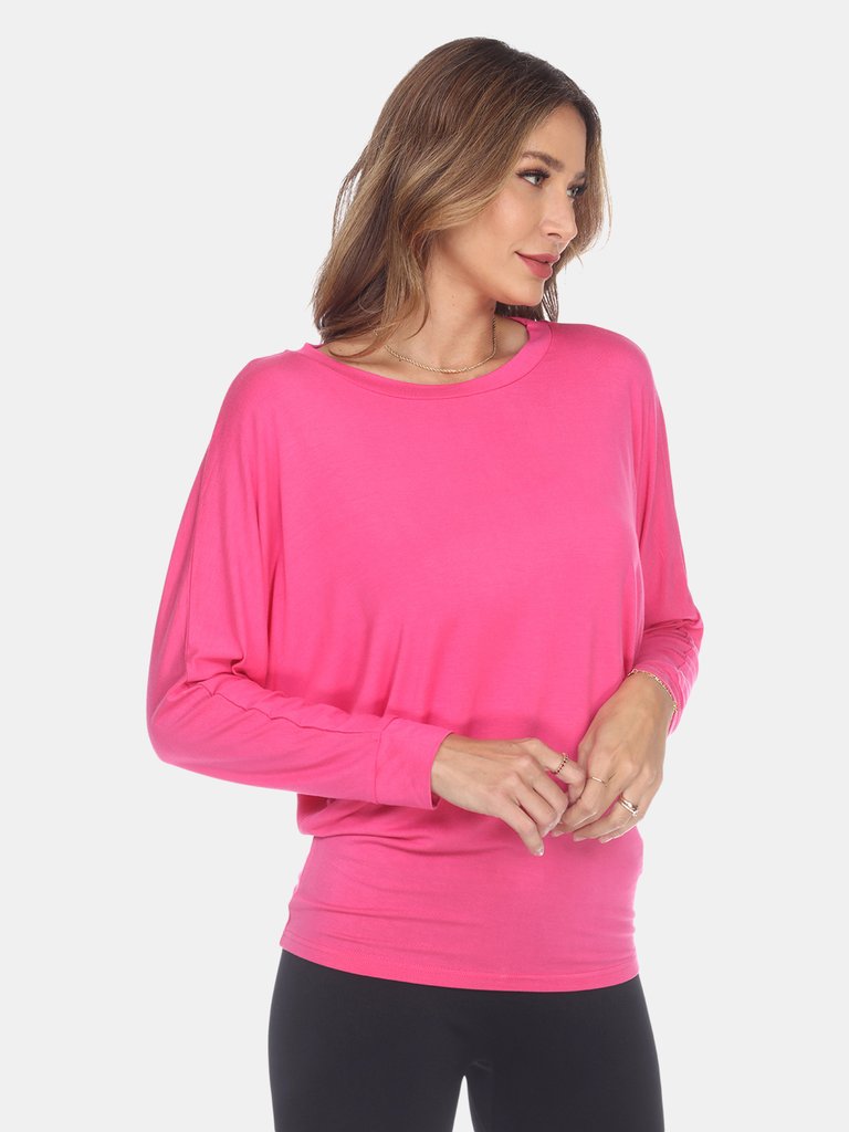 Banded Dolman Top