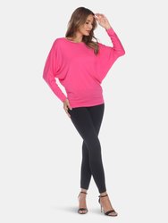 Banded Dolman Top