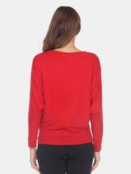 Banded Dolman Top