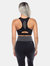 Cut Out Back Mesh Sports Bra