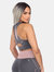 Cut Out Back Mesh Sports Bra