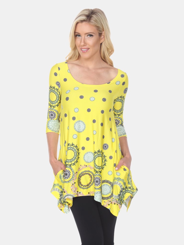 Erie Tunic Top - Yellow