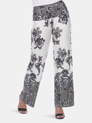 Floral Paisley Printed Palazzo Pants