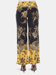 Floral Paisley Printed Palazzo Pants