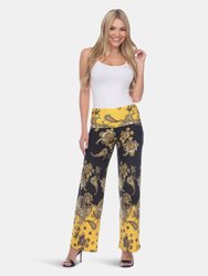 Floral Paisley Printed Palazzo Pants