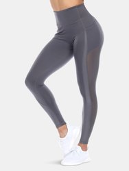 High-Waist Mesh Fitness Leggings