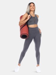 High-Waist Mesh Fitness Leggings