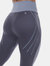 High-Waist Reflective Piping Fitness Leggings