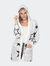 Hooded Open Front Sherpa Coat