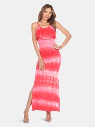 Kalea Tie Dye Overlay Maxi Dress