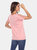 Keyhole Neck Cutout Short Sleeve Top