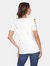 Keyhole Neck Cutout Short Sleeve Top