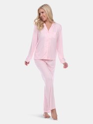 Long Sleeve Pajama Set - Pink