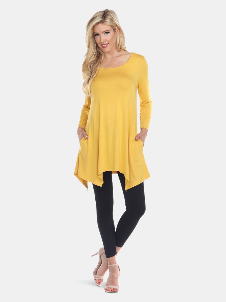 Makayla Tunic Top - Gold