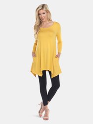 Makayla Tunic Top - Gold