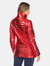 Metallic Puffer Coat