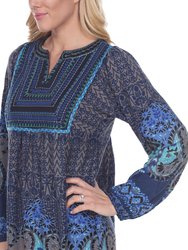 Naarah Embroidered Sweater Dress