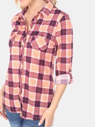 Oakley Stretchy Plaid Top