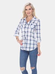 Oakley Stretchy Plaid Top