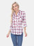 Oakley Stretchy Plaid Top