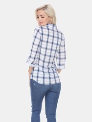 Oakley Stretchy Plaid Top